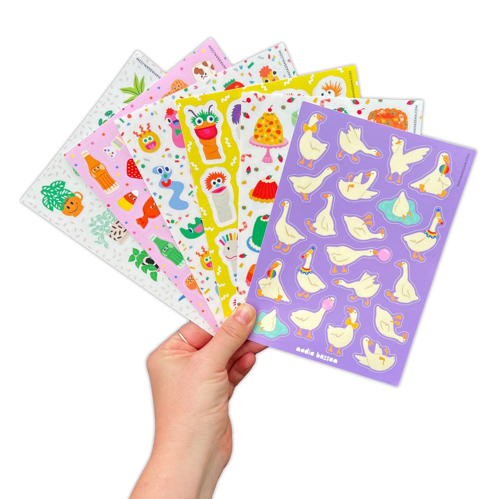 Sticker Puppet Sock Puppets 5x7 Sticker Sheet - Etsy