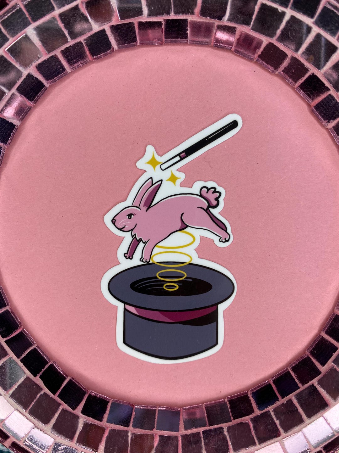 Wand and Rabbit Sticker Chappell Roan Inspired Magic Girl Decal ...