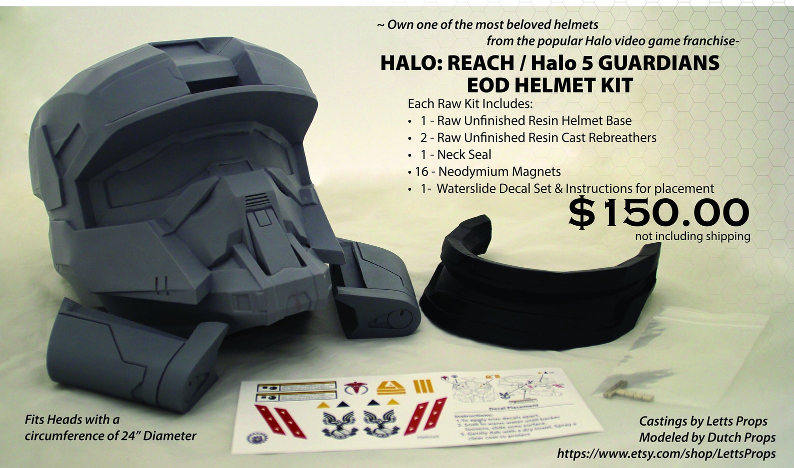 Halo Reach: EOD Helmet | Etsy