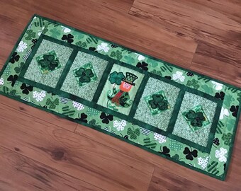 Lucky Leprechaun Quilted Table Runner NCU0NTD1346 main image 0