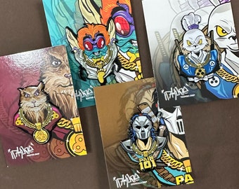 VILLAIN and FRIENDS DRIP Soft Enamel Pin