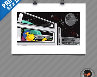 A GALACTIC ROADTRIP! (12"x18") PRINT