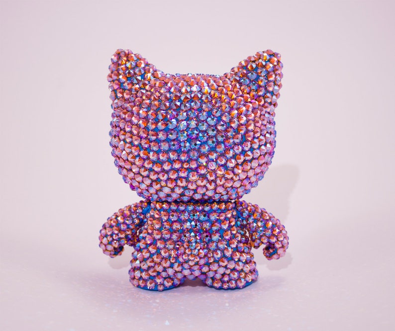 4 Kidrobot Trikky with Topaz Shimmer Swarovski Crystals image 2