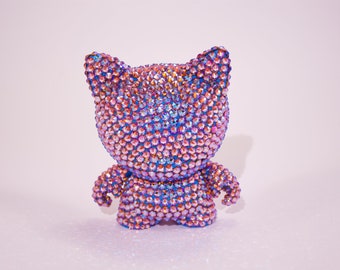 4" Kidrobot Trikky with Topaz Shimmer Swarovski Crystals