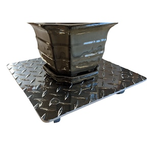 Aluminum Rolling Square Plant Caddy