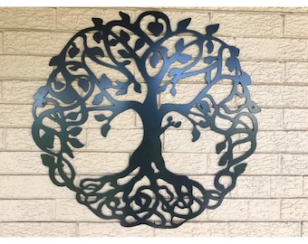 Tree of Life Metal Wall Art Sign