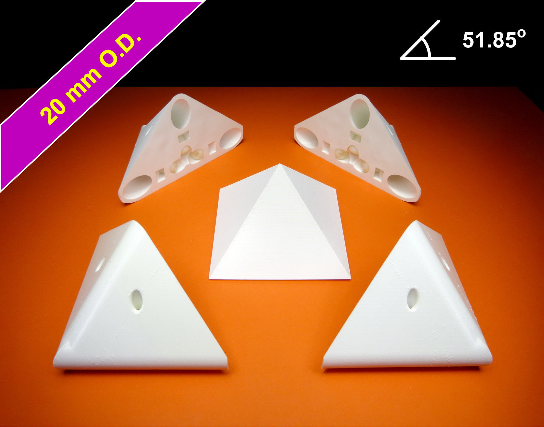 Giza Pyramid plastic connector kit (20 mm O.D.)