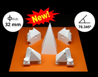 Plastic connector kit for Russian type pyramid (32 mm O.D.)