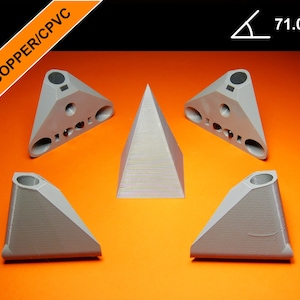 Plastic connector kit for P. Flanagan Nubian type pyramid (1/2&quot; COPPER/CPVC)