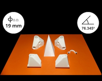 Plastic connector kit for Russian type pyramid (19 mm O.D.)