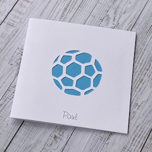 Carta da calcio per la festa del papà nei colori delle sue squadre preferite! Man United- Chelsea- Tottenham- Liverpool- Manchester City, Celtic, Rangers e altro