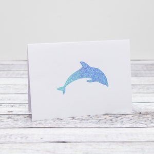 Dolphin Papercut Card, Dolphin Greeting Card, Dolphin, Baby Shower Card, Baby Shower Gift, Birthday Card, Blank Greeting Cards, Thank You Ca