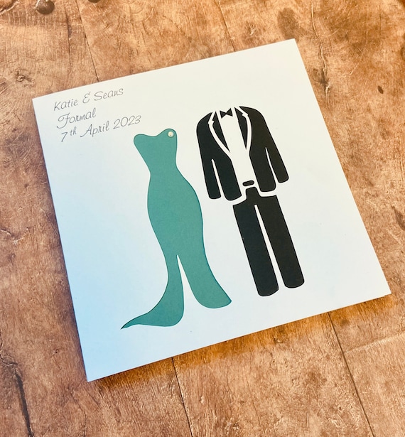 Personalized Prom Dress Card, Handmade Formal Keepsake - Etsy Personalized Prom Dress Card, Handmade Formal Keepsake - Etsy