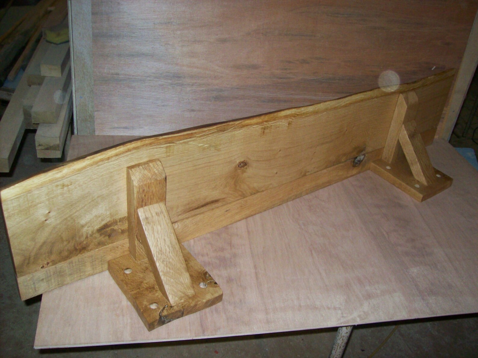 Oak rustic waney edge shelves/shelf Etsy