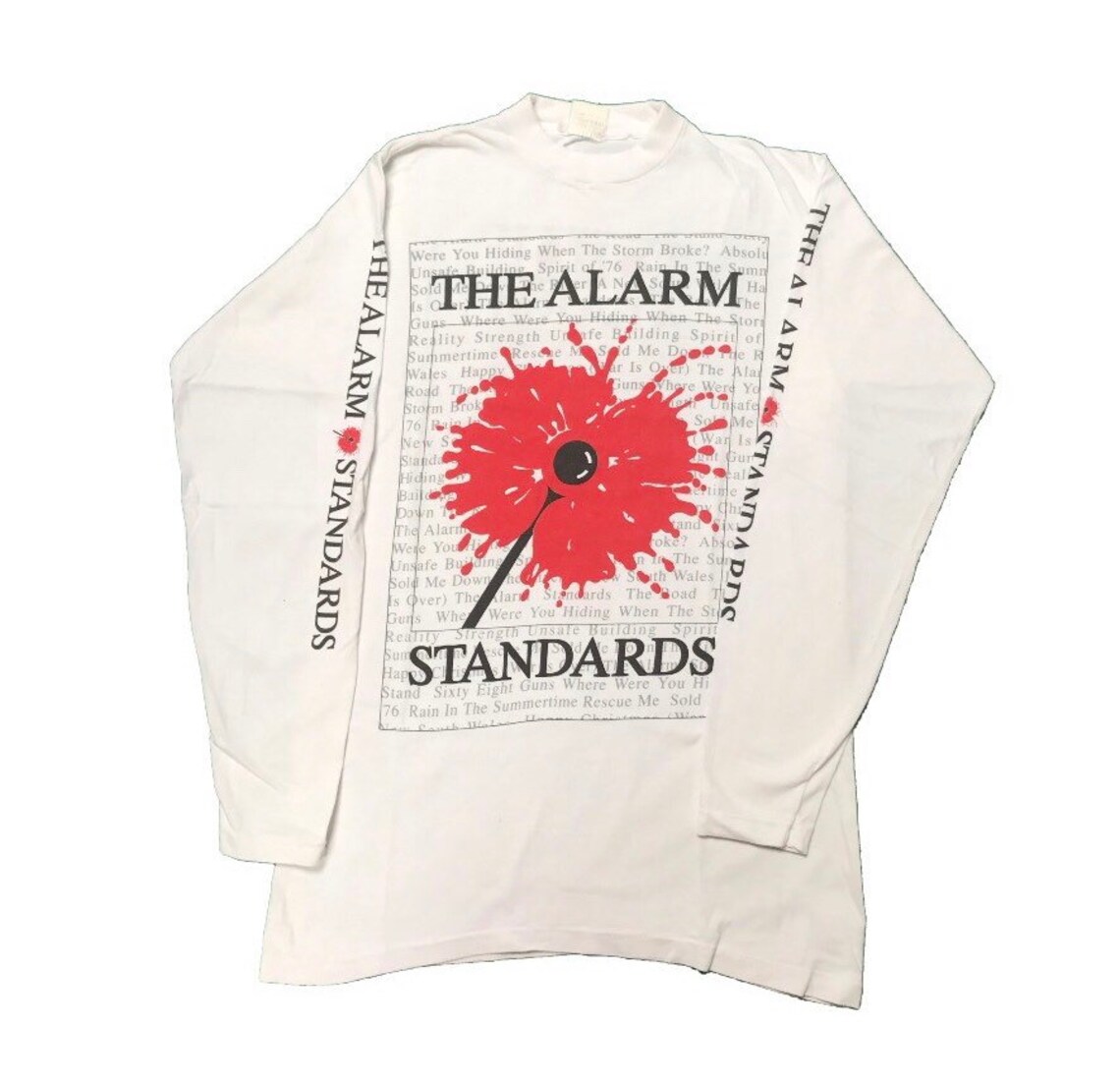 The Alarm Standards 1990 Long Sleeve T Shirt XL Etsy