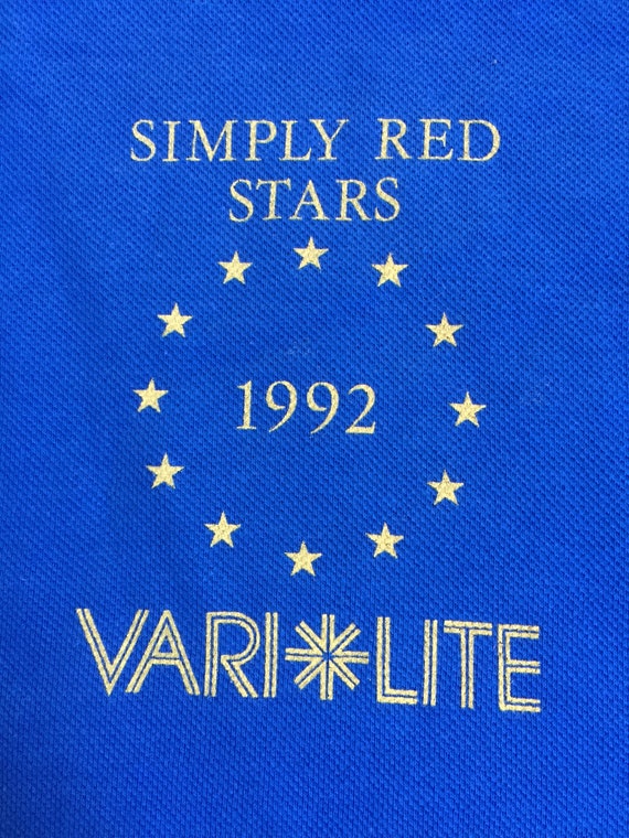 Millésime Red 1992 Simply Red Millésime Stars Tour chemise XL b3b98a Millésime Red 1992 Simply Red Millésime Stars Tour chemise XL b3b98a