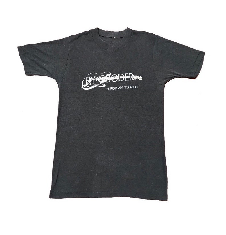 Vintage 1980 Ry Cooder European Tour T Shirt Small | Etsy