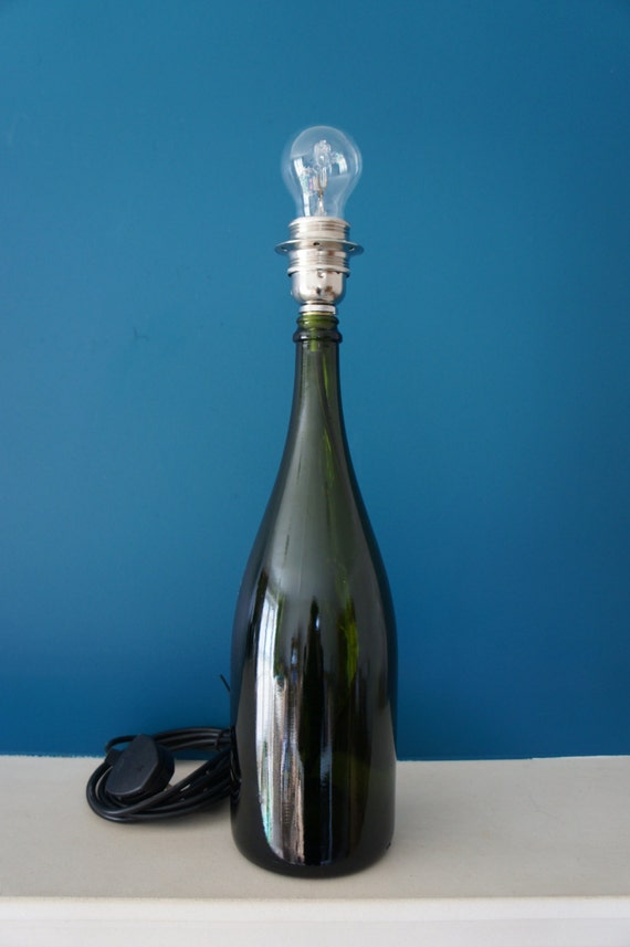 Large bottle lamp base Etsy