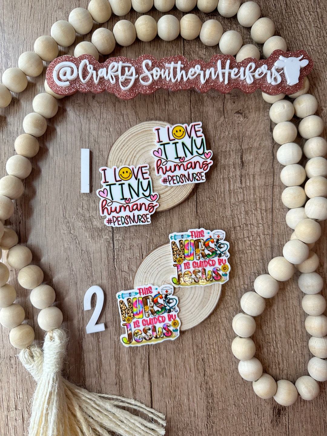 Planars Flatback Planars Resin Charms Epoxy Charms Badge Reel Charms