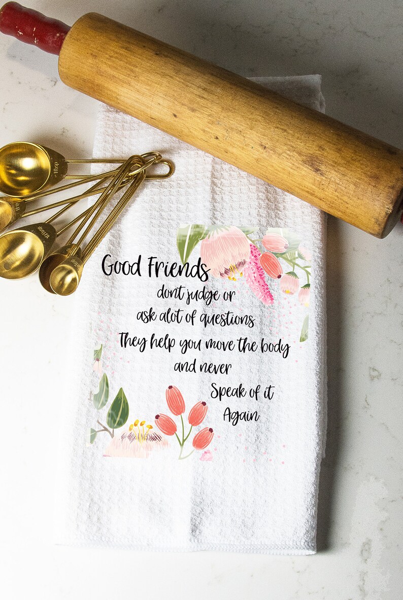 Hand towels tea towel funny towels towels with quotes Etsy