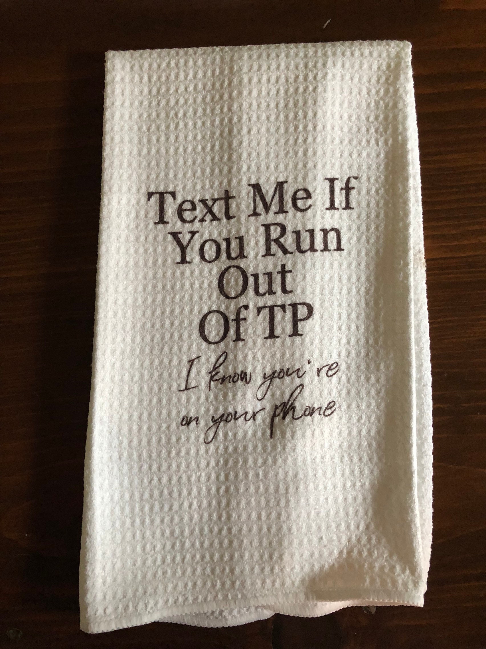 Funny Bath Towel Texting Hand Towels Etsy