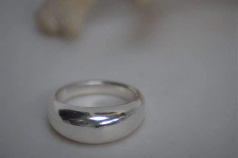 Chunky sterling silver ring