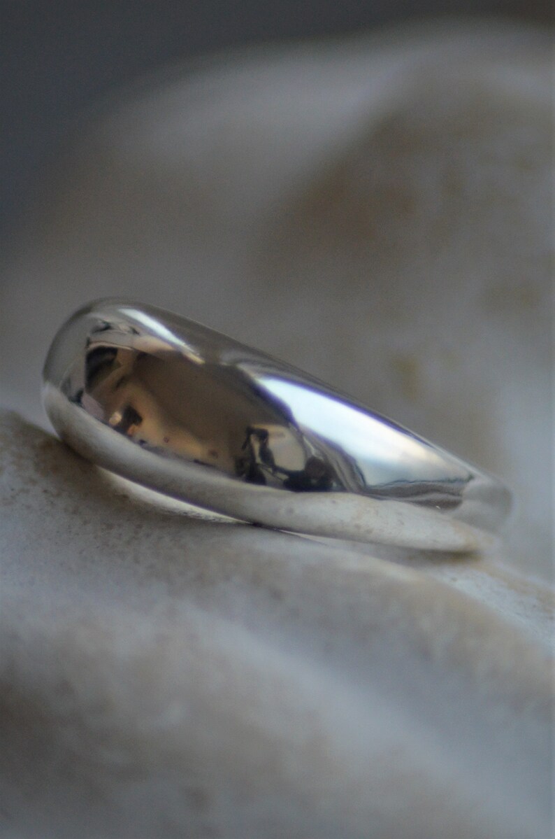 Chunky sterling silver ring
