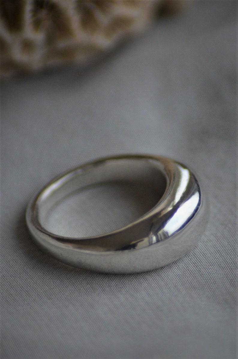 Chunky sterling silver ring