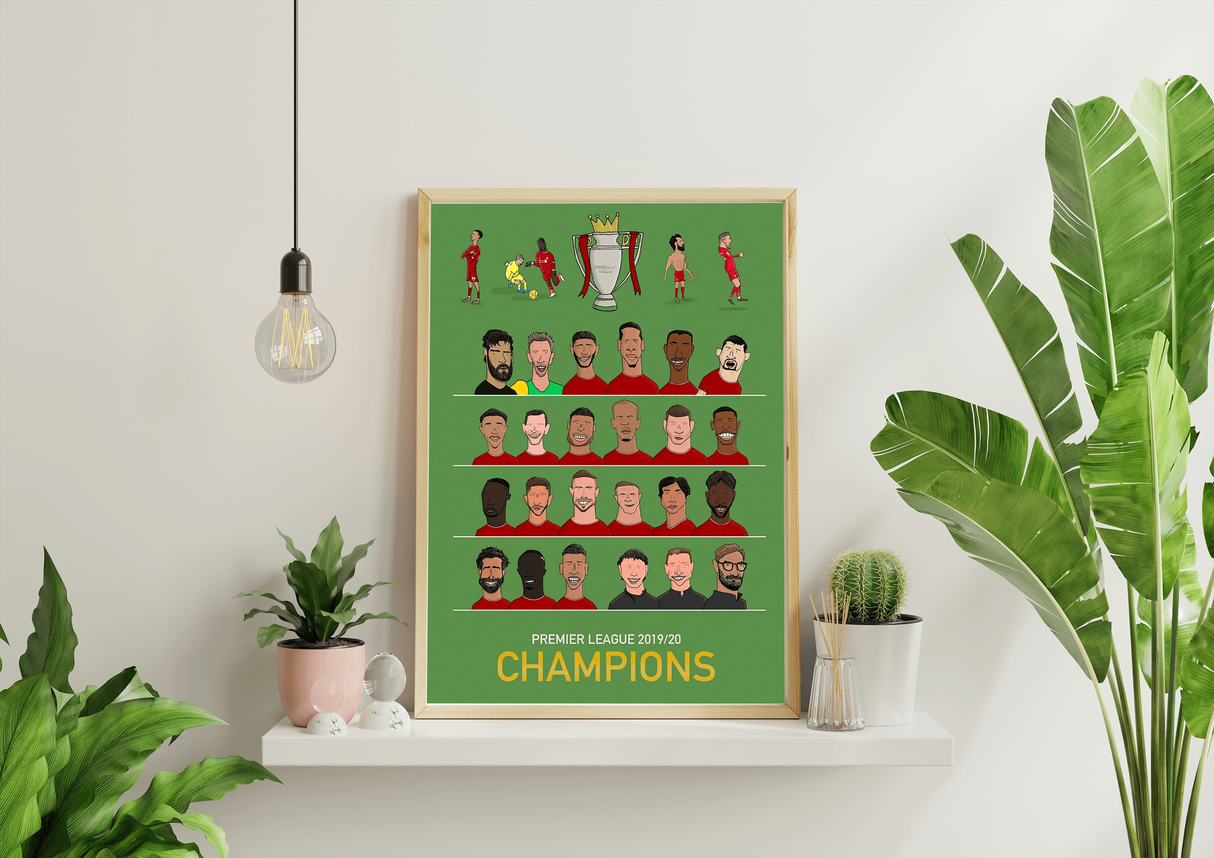 Discover Liverpool 2019/20 Premier League champions! Poster - Pre Matte Poster