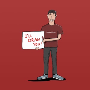 I'll draw you! Dreadfully Drawn Personalised Caricature | See description for more info!