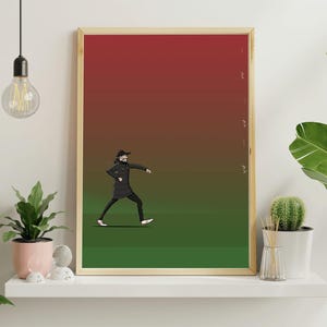 Jurgen Klopp on the Kop | A4 Liverpool print