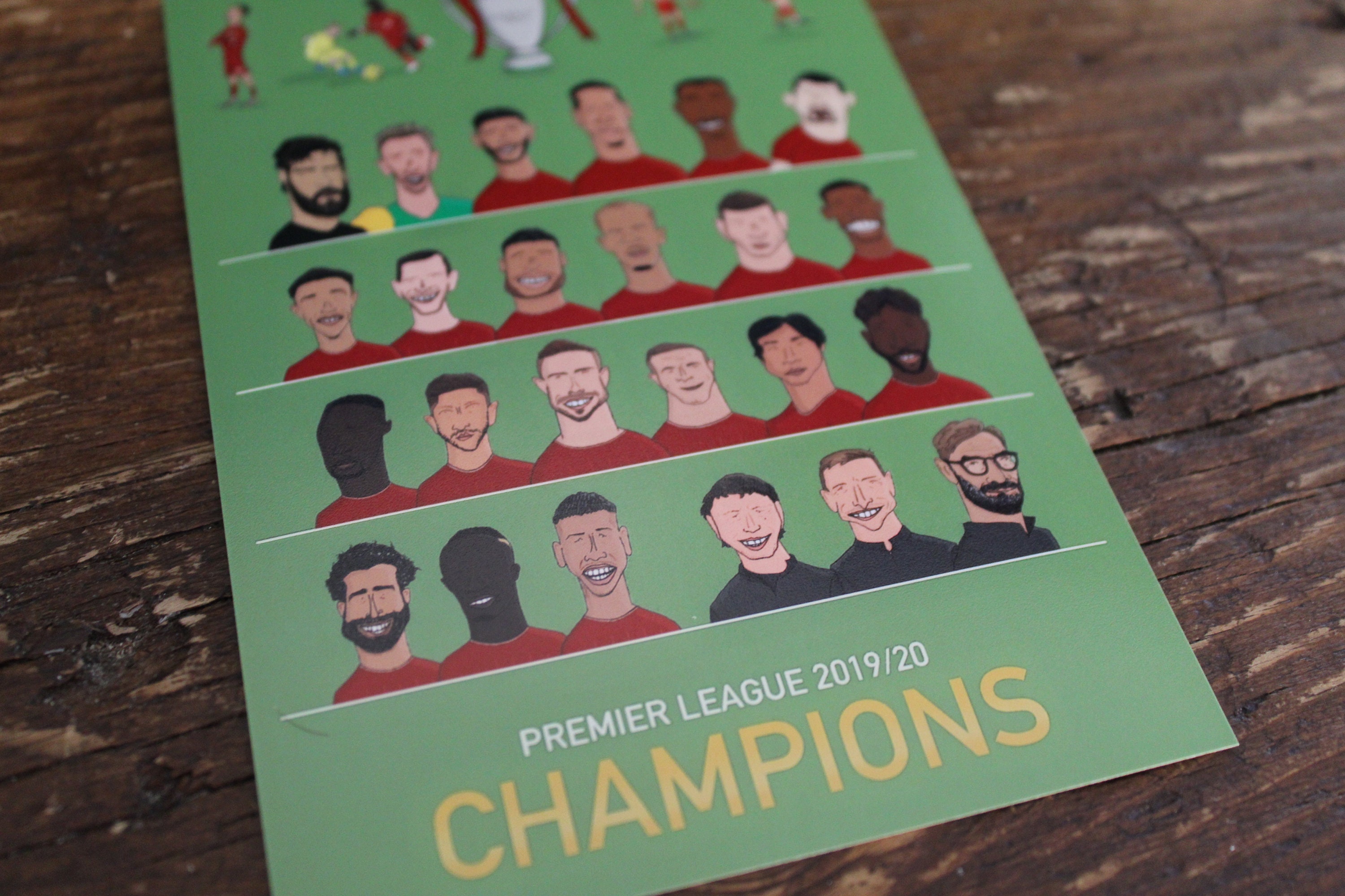 Discover Liverpool 2019/20 Premier League champions! Poster - Pre Matte Poster