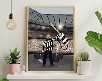 Sam Fender at St. James' Park 2025 | Music Poster Print