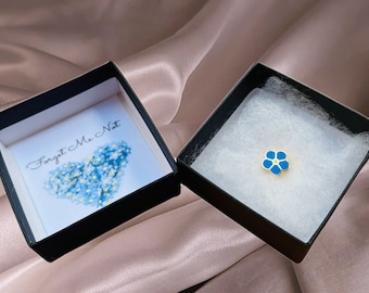 Forget me not pin - Funeral keepsake-Dementia awareness