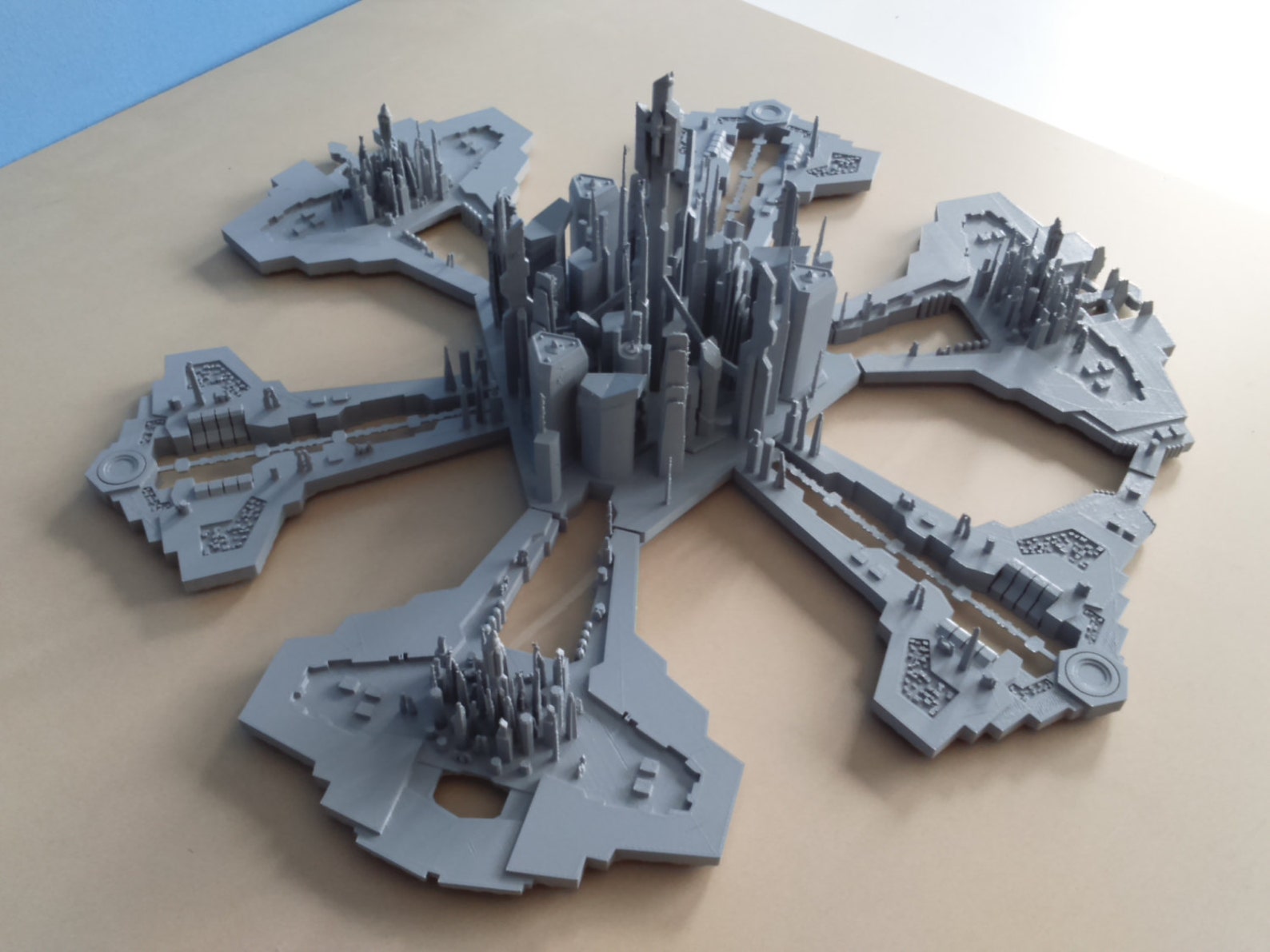 Stargate Atlantis city model kit 3d printed Etsy
