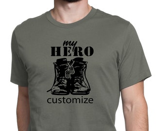 My Hero Shirts | Marine | Air Force Brother | Navy Brother | Army Brother | Military Brother Shirt | Military Family Shirt | Freedom Shirt