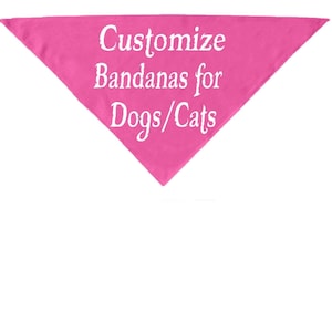 Benutzerdefinierte Hund Bandanas-Haustier Bandanas-Katzen Bandanas-Personalisierte Haustier Kleidung-Personalisierte Hund Bandanas-Katzen anpassen Bandanas-Katzen Bandanas