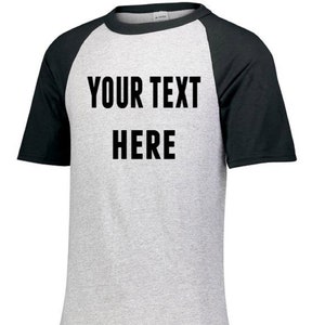 Customize Raglan Short Sleeve Jersey T-Shirt-Custom Shirts-Baseball Jersey-Mens Custom Raglan Shirt-Custom Baseball Shirt-Baseball shirt