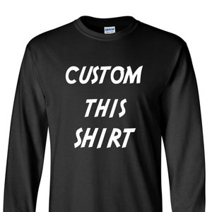 Customize T-Shirt-Custom Shirts-Custom Tee-Mens Custom Shirt-Personalized Name-Personalized Shirt-Personalized Word