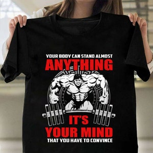 Camisa de gimnasio.Camisa de gimnasio para hombres. Camisa de gimnasia divertida. Camiseta de entrenamiento. Camiseta de gimnasio para hombre camiseta de entrenamiento de fitness