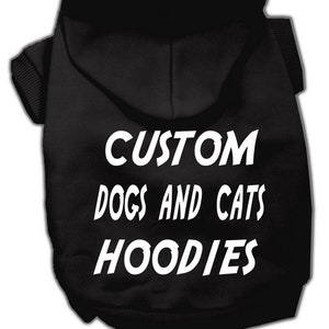 Custom Dog Hoodies-Pet Hoodie-Dog Hoody Shirt-Personalized Pet Clothing-Personalised Dog Hoodies-Cat Hoodie-Cat Hoody-Cat Customize