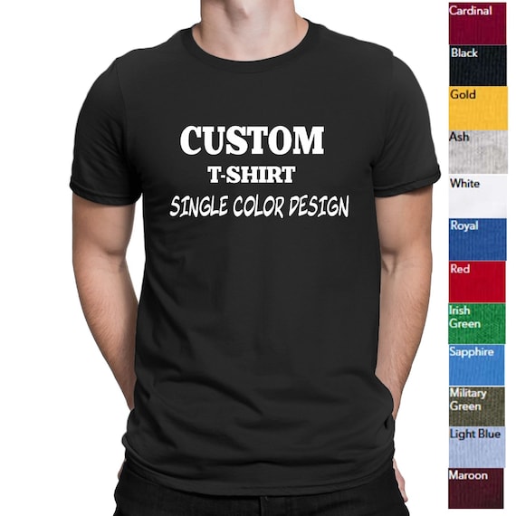 Custom Shirtcustom Tshirt Mens Custom Shirt Personalized Etsy