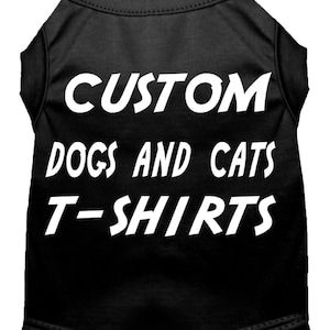 Custom Dog Shirt-Pet Shirt-Dog Tee-Personalized Pet Clothing-Personalised Dog T-Shirts-Cats Shirts-Cats customize Shirts-Cats T-Shirts