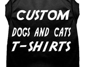 Custom Dog & Cat Shirt: Personalized Pet Tee