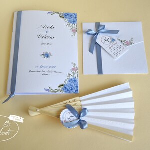 Wedding Suite ELISA ORTENSIA invito matrimonio - 10 pezzi
