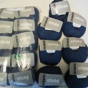 Cliche - Artful Yarns cotton and linen (lovely blue)