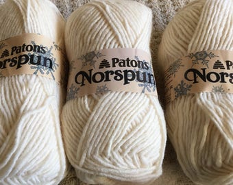 Norspun by Patons - Acrylic & Wool blend - Made in Canada