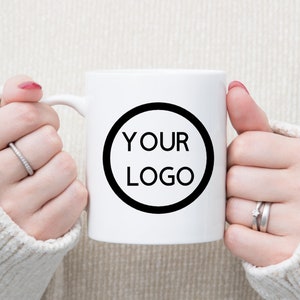 Logo mug, Customisable mug, Personalised mug, Business merchandise mug, Custom printed mug, Branding logo, Your company logo mug