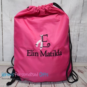 pink swimming bag