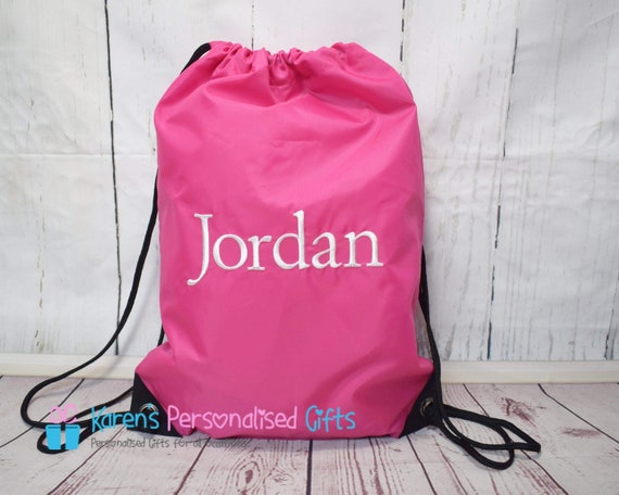 pink swimming bag